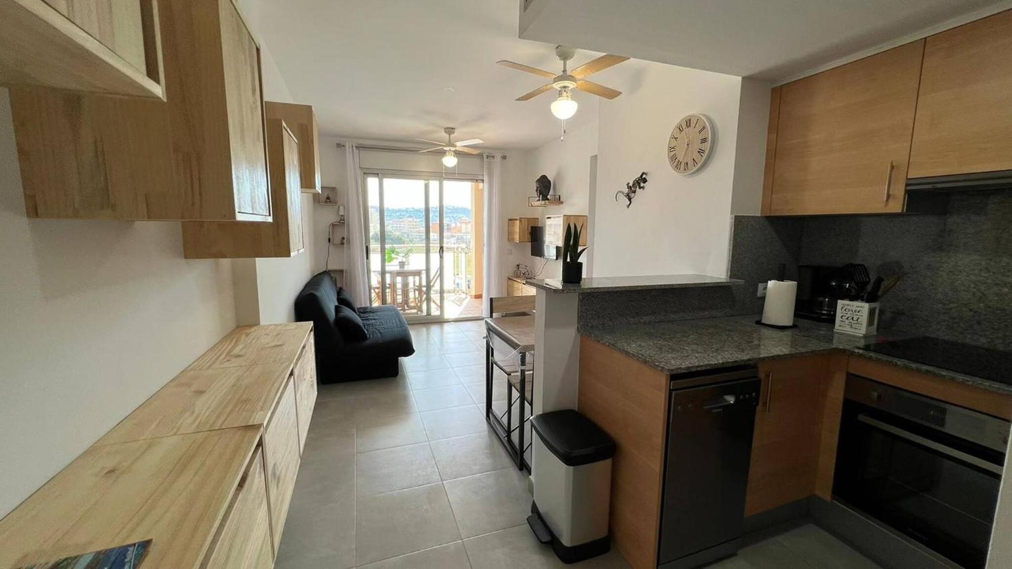 Apartamento Acogedor Con Piscina En Santa Margarita Roses Buitenkant foto