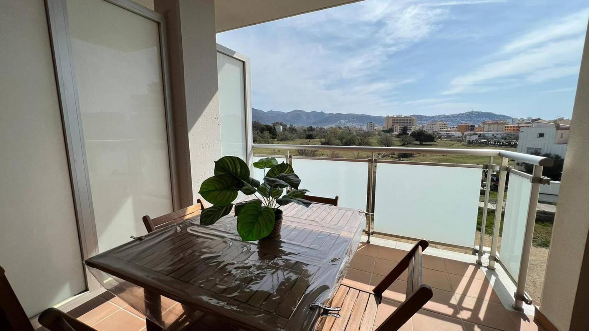 Apartamento Acogedor Con Piscina En Santa Margarita Roses Buitenkant foto